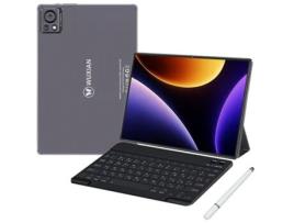 Tablet WUXAIN V8PROMAX 2K PHD + Teclado Bluetooth + Capa+ Caneta (10,36'' - 64 GB - 4 GB RAM-Wi-Fi-GPS-4GLET)