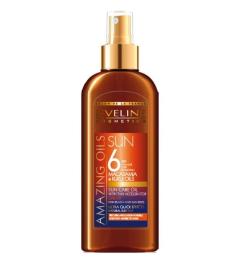 Eveline Amazing Oils Sun Care With Tan Accelerator Spf6 150Ml