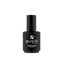 Purple Professional Fiber Base Clear 15Ml