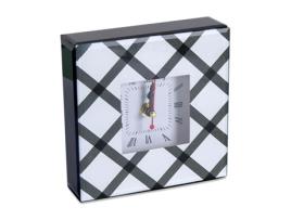 Relógio PRESUME DE CASA (15*15*4 - Cristal - Branco)