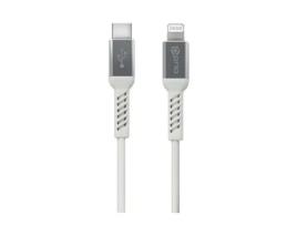 PRIO Cabo Charge & Sync Usb C para Lightning Certificado Mfi 1.2 M Branco