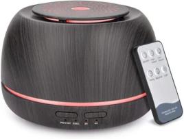 Difusor de Aromas TRUMSEN-GM 300Ml Recarregável Usb Humidificador Preto + Controle Remoto