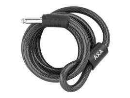 Fechadura de cabo de bicicleta com laço em ferradura AXA-BASTA Plug 12 mm x 1,80 m