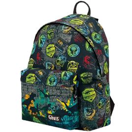 Mochila clássica My Ghuts GH100 Dino Labels 26 GHUTS 41cm