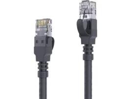 Cabo de Rede PURELINK (RJ45 - 50 m - Preto)