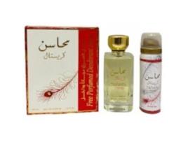 Conjunto de Perfume Mulher Lattafa 2 Peças Mahasin Crystal