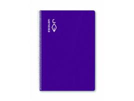 Caderno Escolofi 5 Unidades Violeta 50 Folhas Quarto