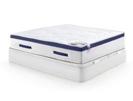 Conjunto Cama + Colchão + Somier DREAMEA PLAY Marquis (Branco - Madeira - 180x200 cm)