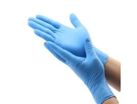 Guante nitrilo desechable azul t/9-91/2-5.5gr c-100