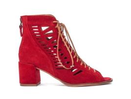 Botins de Mulher MACIEJKA Pele Vermelho (37)