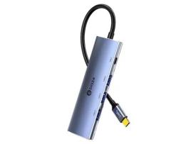Adaptador BIAZE Hub5P 5In1 Type-C a 3Usb3.0 Pd100W Hdmi para Huawei Mate40/P50 S20