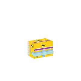 Post-it Bloco Notas Aderentes Sticky Soul, 47,6 x 47,6 mm, Cores Sortidas, 90 Folhas, Caixa de 12