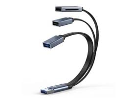Adaptador BIAZE Hub31 4In1 Usb a Usb3.0 Usb2.0 Sd/Tf Abs