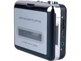Leitor de cassetes LUBI Ezcap218 MP3 formato conversor