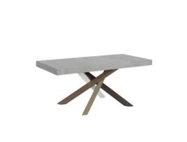 Mesa de Refeição ITAMOBY Volantis (90x180/284 - Painéis em Melamina - Cimento)