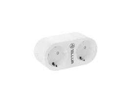 Tellur Smart Wifi Ac Dual Plug Leitura de Energia 16A 2400W