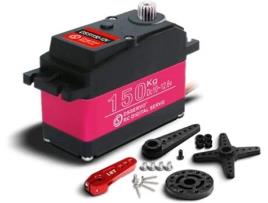 Peça para Telecomandados YUNIQUE GREEN-CLEAN-POWER Servo Motor de Engrenagem Metálica Ds51150 12V Digital Servo 150Kg Cames de Carro Modelo 18T