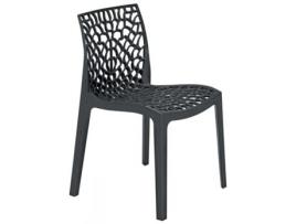 Cadeira GRANDSOLEIL (52 x 51 x 81 cm - Polipropileno - Cinzento)