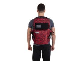 Mochila Tática ELITRAINX V2 45L Vermelho Camuflagem