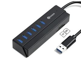 Adaptador BIAZE Hub29 8In1 Usb a 6Usb3.0 Sd/Tf Abs 0.3M