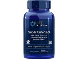 Chá LIFE EXTENSION Omega-/ Com Lignanas De Gergelim E Extrato De Azeitona (240 pérolas)
