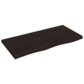 vidaXL Prateleira de parede 100x50x4 cm carvalho tratado cinza-escuro