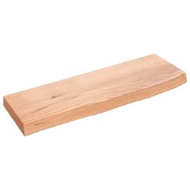 Prateleira de Parede 60x20x4 cm Carvalho Tratado Castanho-claro
