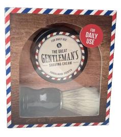 The Great Gentlemans Shaving Cream 80Ml + Pincel