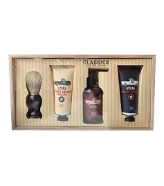 The Great Gentlemans Set Creme Barbear + Pincel Barba