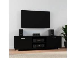 Móvel de TV VIDAXL (140 x 40.5 x 35 cm - Madeira Processada - Preto)