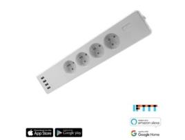 Iqtech Smartlife Wt004 Smart Wi-Fi Four-Socket Adapter 10A 4X Usb Socket