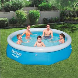 Bestway Fast Set Piscina insuflável redonda 305x76 cm 57266