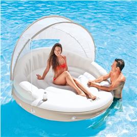 INTEX Espreguiçadeira flutuante ilha com toldo 199x150 cm 58292 EU