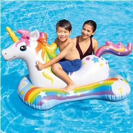INTEX Colchão insuflável unicórnio 163x86 cm