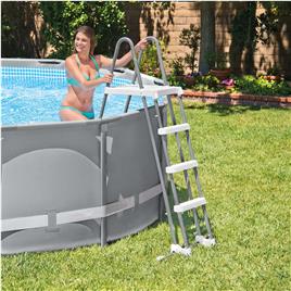 INTEX Escada de segurança para piscina 4 degraus 122 cm