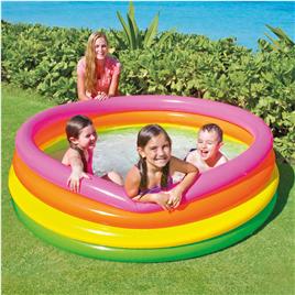 INTEX Piscina insuflável Sunset 4 anéis 168x46 cm