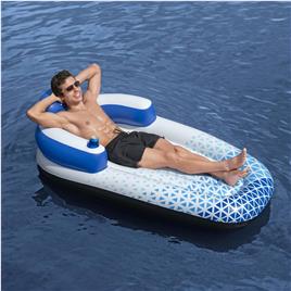 Bestway Espreguiçadeira flutuante Hydro-Force 183x97 cm azul