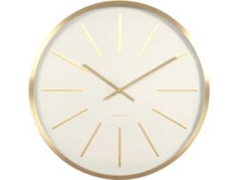 Relógio de parede em latão Karlsson Maxiemus