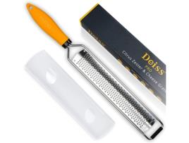 Ralador de Citrinos & Queijo DEISS PRO - Queijo Parmesão, Limão, Gengibre, Alho, Noz-moscada, Chocolate, Vegetais, Frutas