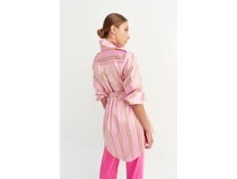 Vestido CYRANA Reiko Poliéster para Mulher (L - Rosa)