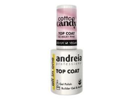 Andreia Top Coat Cotton Candy 02 Milky Pink