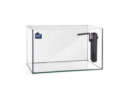Aquário Vidro sem moldura Silicone Transparente 60 L. + Filtro P.50