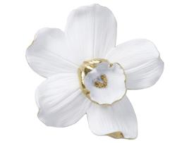 Decoração de Parede Orchid Branco 25Cm