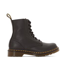 Dr Martens Botas em pele com atacadores, 1460