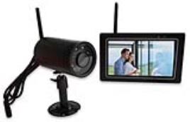 Kit Câmara de Vigilância HD 1MP s/ Fios + Monitor 7 Touch - 