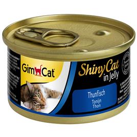 GimCat ShinyCat em gelatina 6 x 70 g - Atum