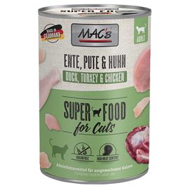 MAC's 6 x 400 g em latas para gatos - Pato, peru e frango