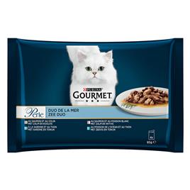 Purina Gourmet Perle em saquetas 4 x 85 g - Pack misto - Pack misto 5 (4 variedades de Duo do Mar)