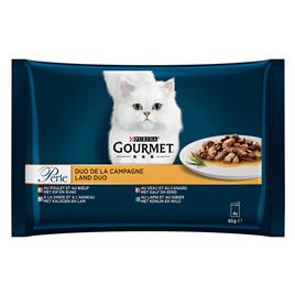 Purina Gourmet Perle em saquetas 4 x 85 g - Pack misto - Pack misto 6 (4 variedades de Duo da Terra)