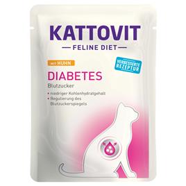 Kattovit Feline Diabetes/Peso 24 x 85 g em saquetas - Pack económico - Frango